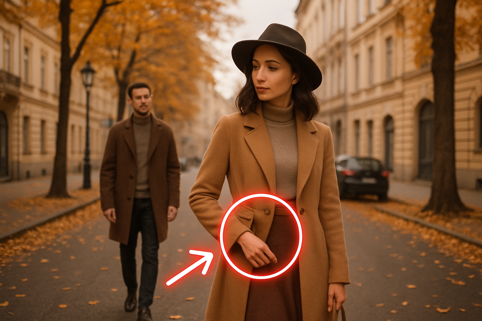 Žena koja privlači pažnju