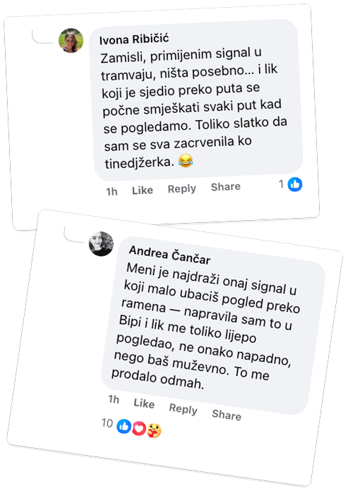 Podijeli iskustvo u aplikaciji