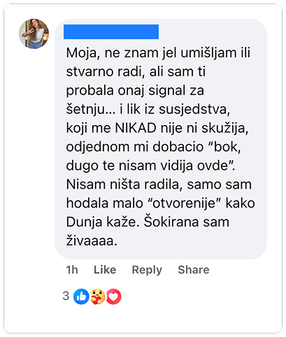 Komentar polaznice