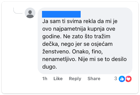 Komentar polaznice 5